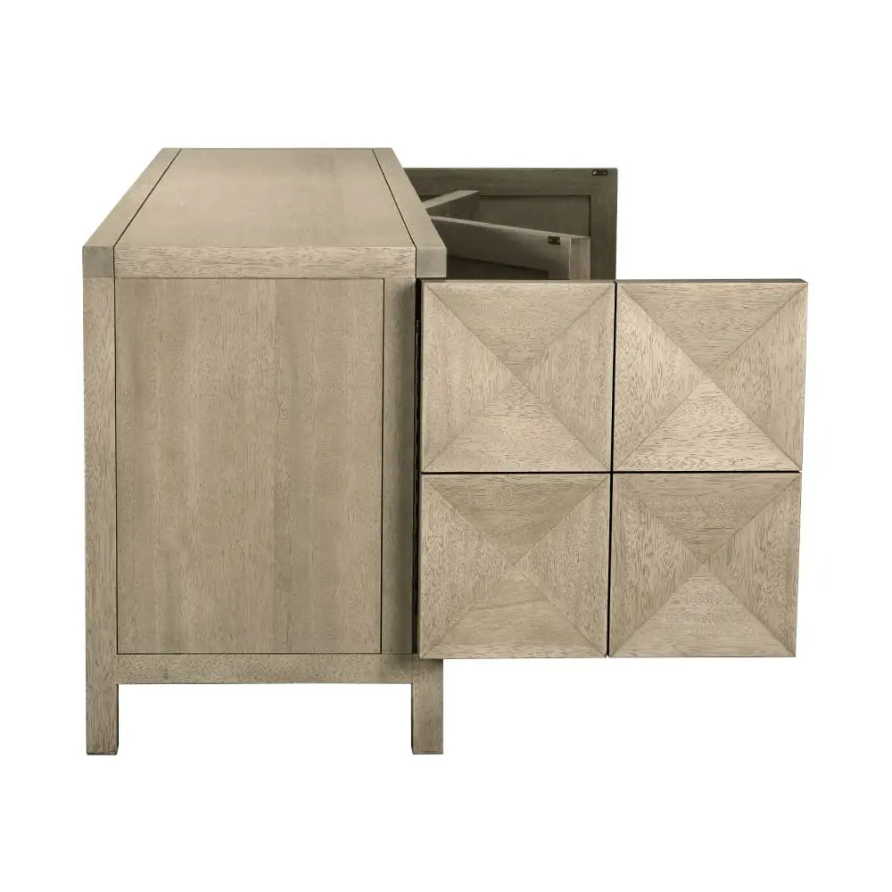 Noir Quadrant 4 Door Sideboard