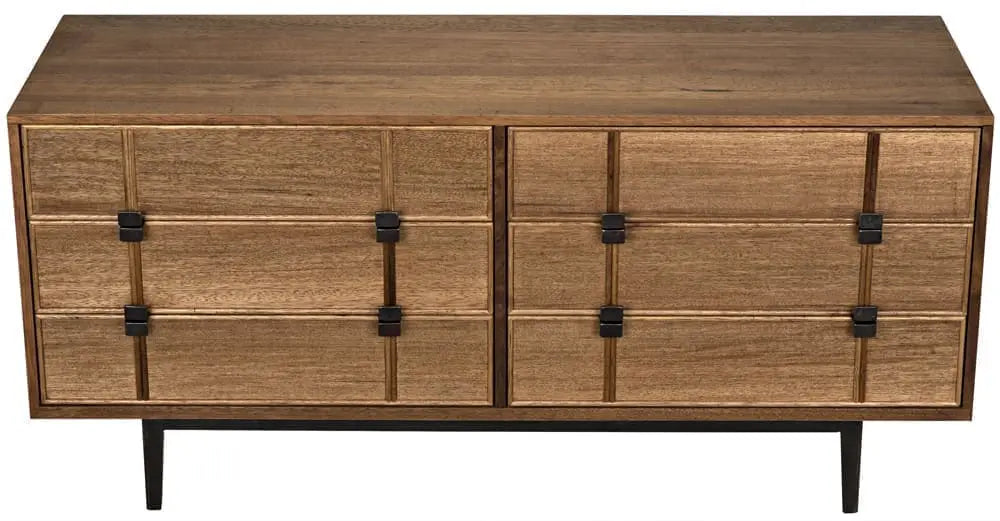 Noir Bourgeois Sideboard, Walnut And Steel