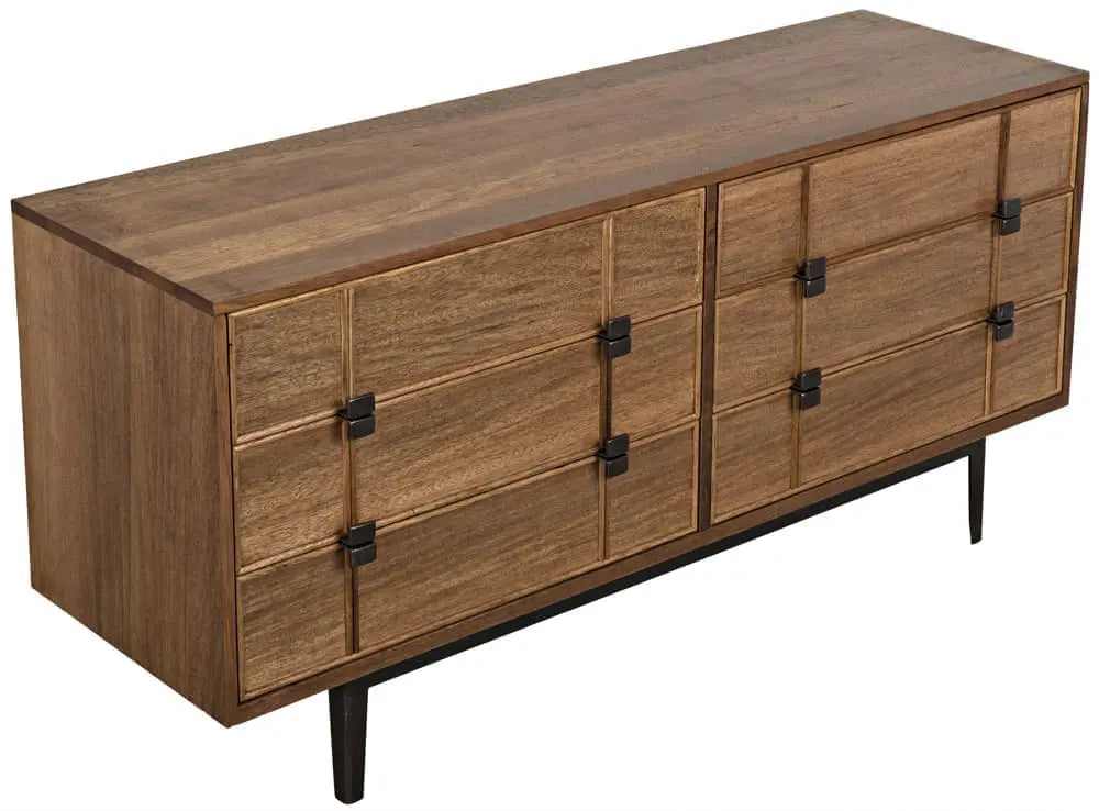 Noir Bourgeois Sideboard, Walnut And Steel