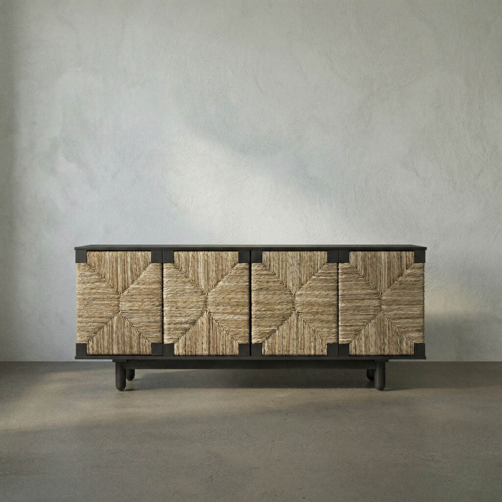 Noir Brook 4 Door Sideboard