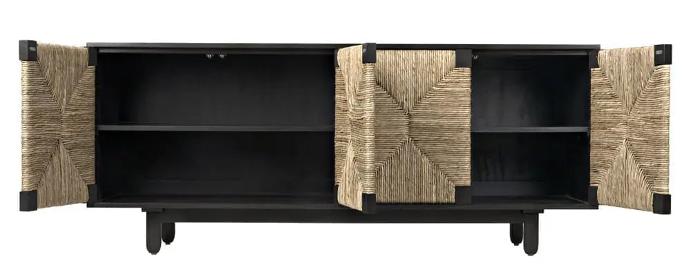 Noir Brook 4 Door Sideboard