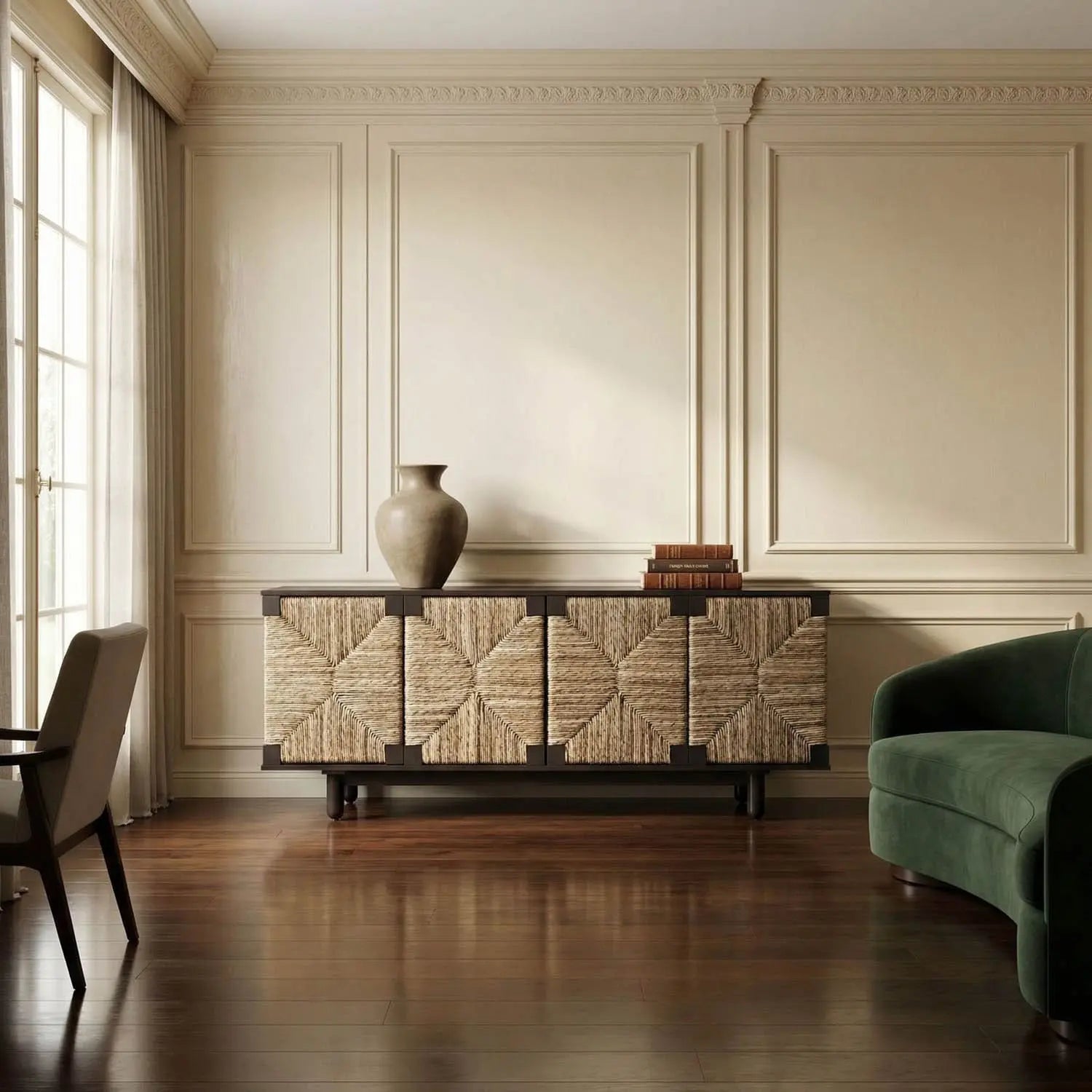 Noir Brook 4 Door Sideboard