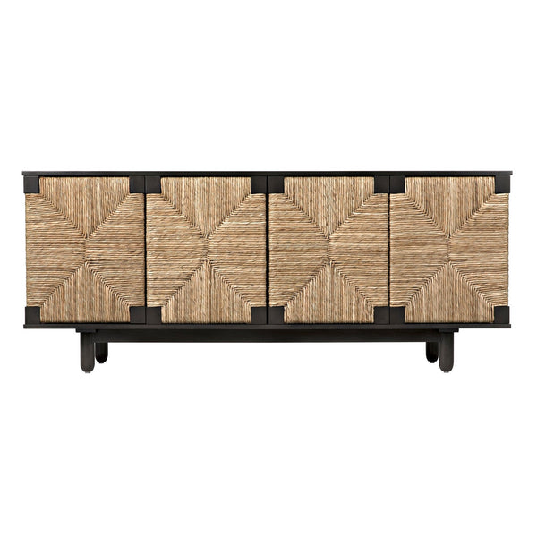 Noir Brook 4 Door Sideboard