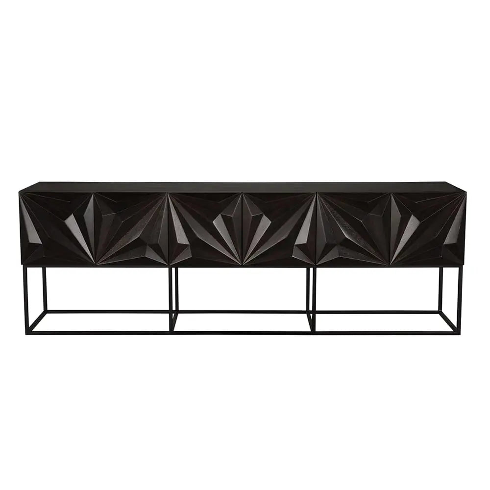 Noir Zurich Console In Ebony, Xl