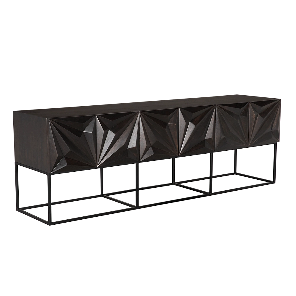 Noir Zurich Console In Ebony, Xl