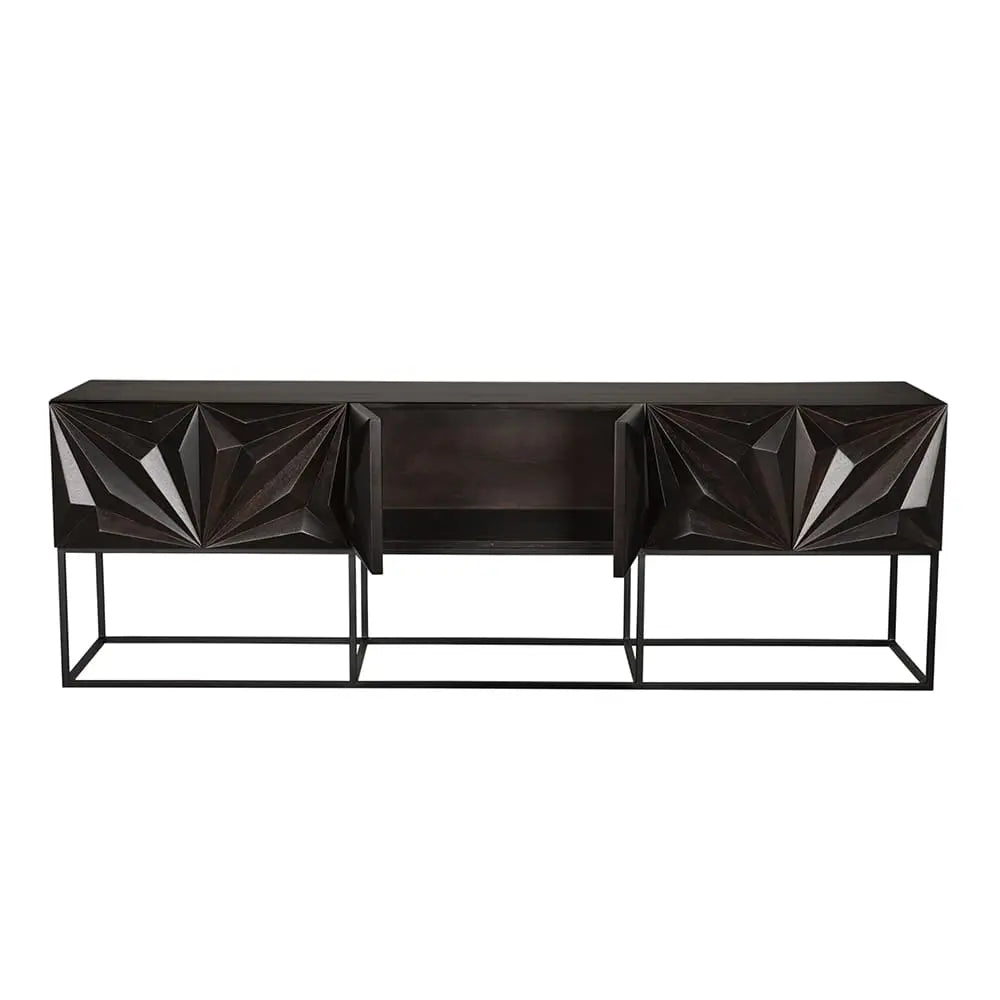Noir Zurich Console In Ebony, Xl