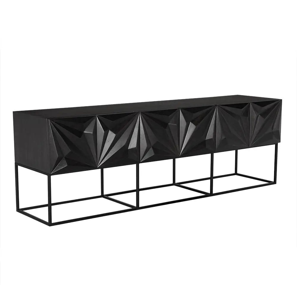 Noir Zurich Console In Ebony, Xl