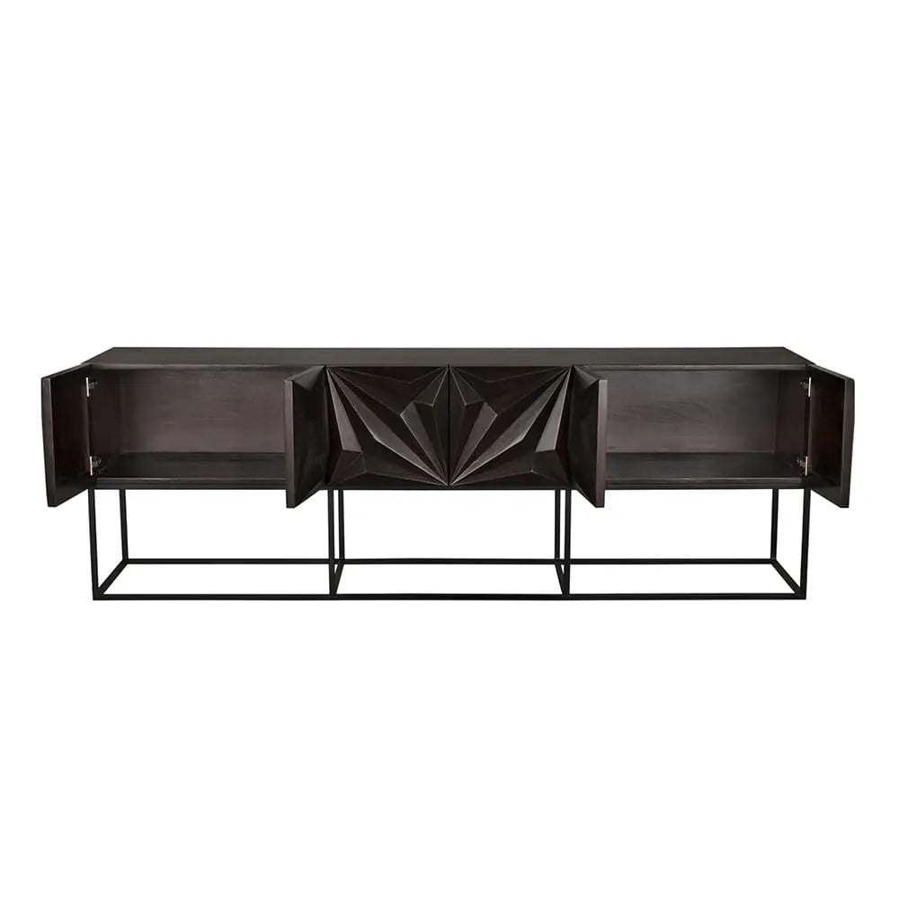 Noir Zurich Console In Ebony, Xl