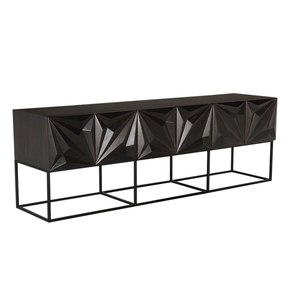 Noir Zurich Console In Ebony, Xl
