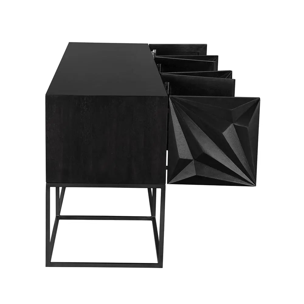 Noir Zurich Console In Ebony, Xl