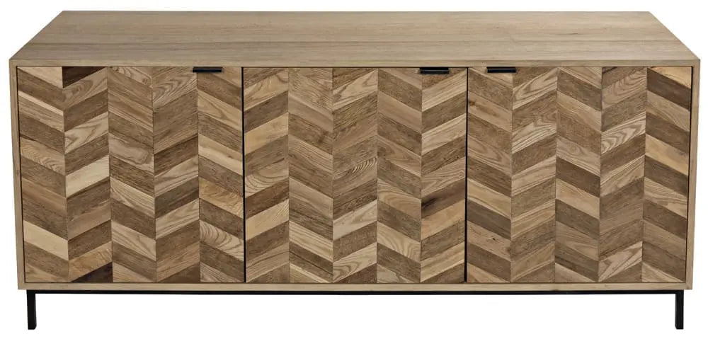 Noir Herringbone Sideboard
