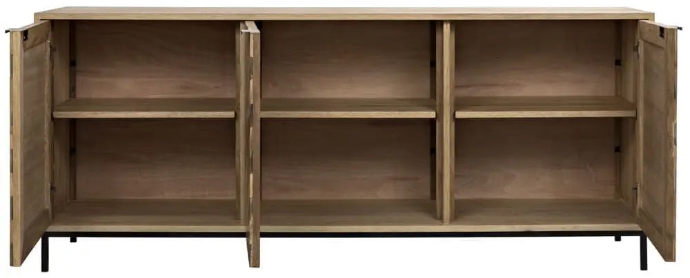 Noir Herringbone Sideboard