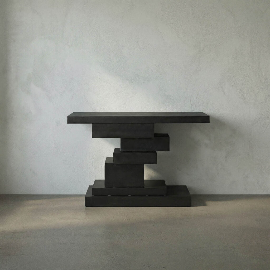 Noir Platoon Console, Black Steel