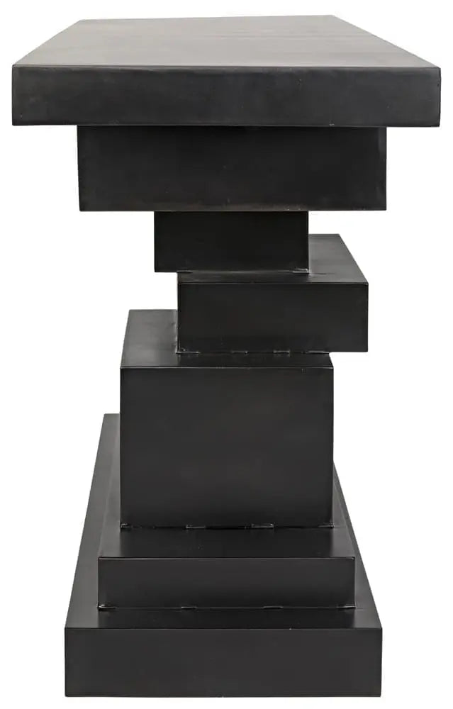Noir Platoon Console, Black Steel