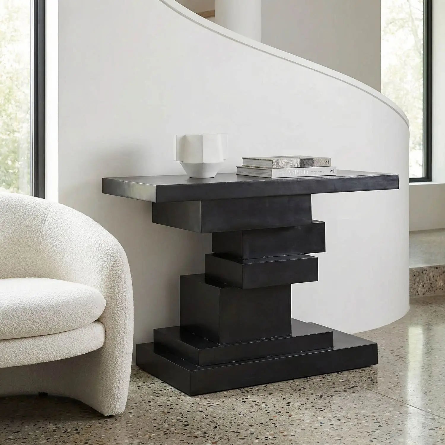 Noir Platoon Console, Black Steel