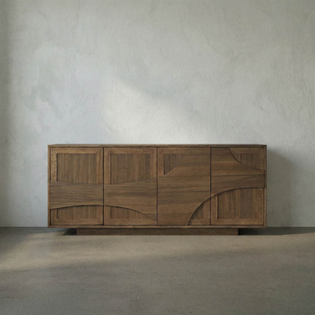 Noir Collage Sideboard, Dark Walnut