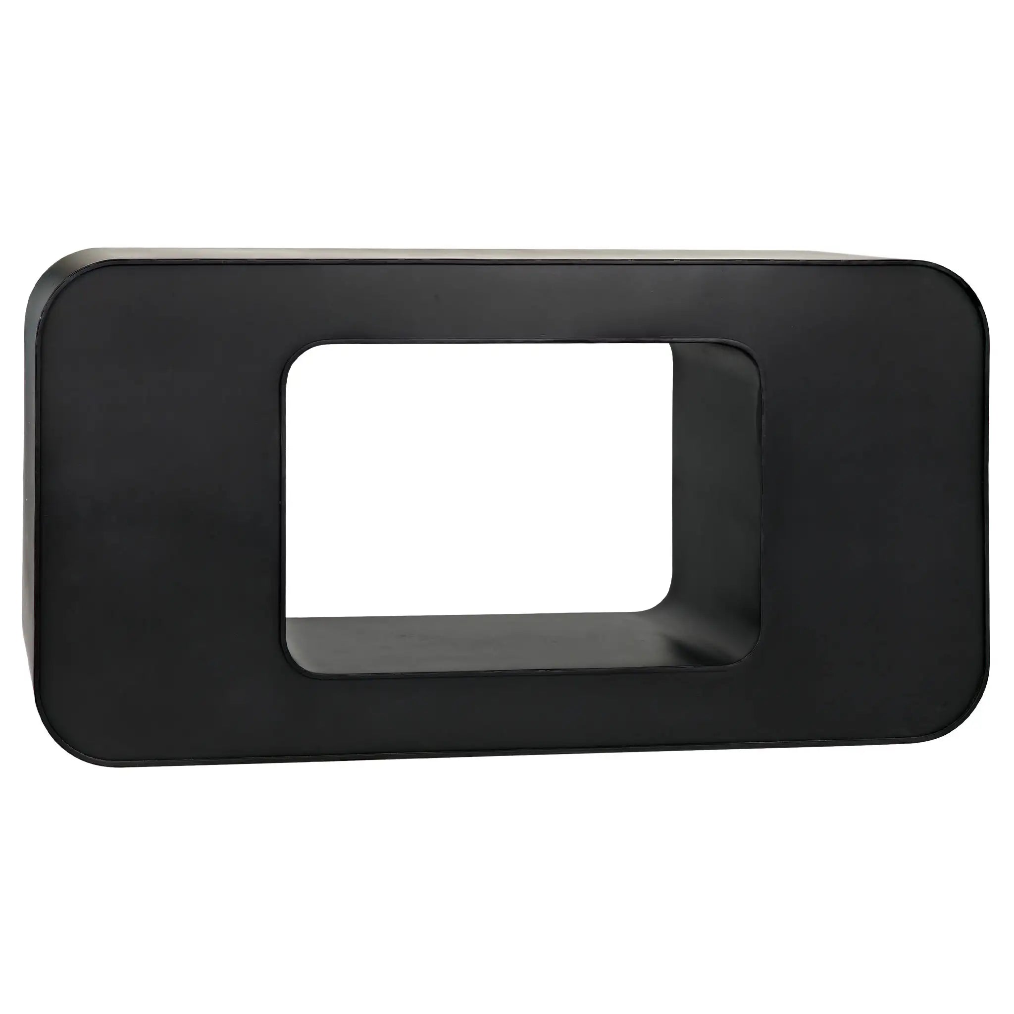 Noir Shylock Console, Black Steel