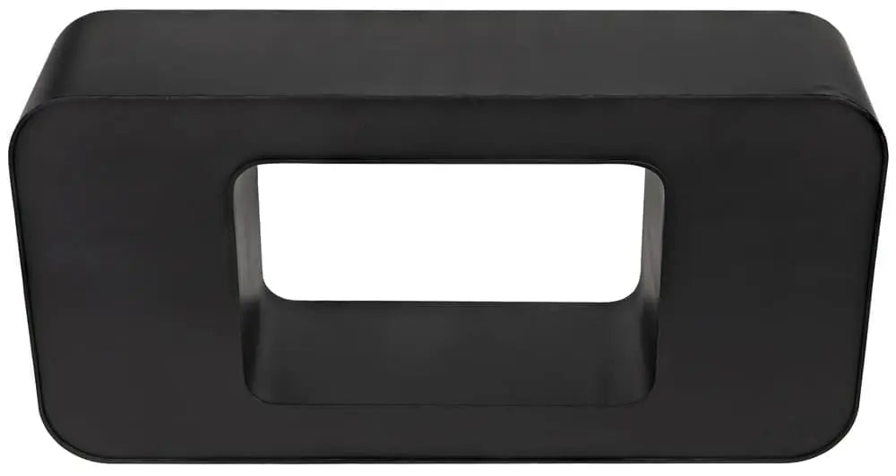 Noir Shylock Console, Black Steel