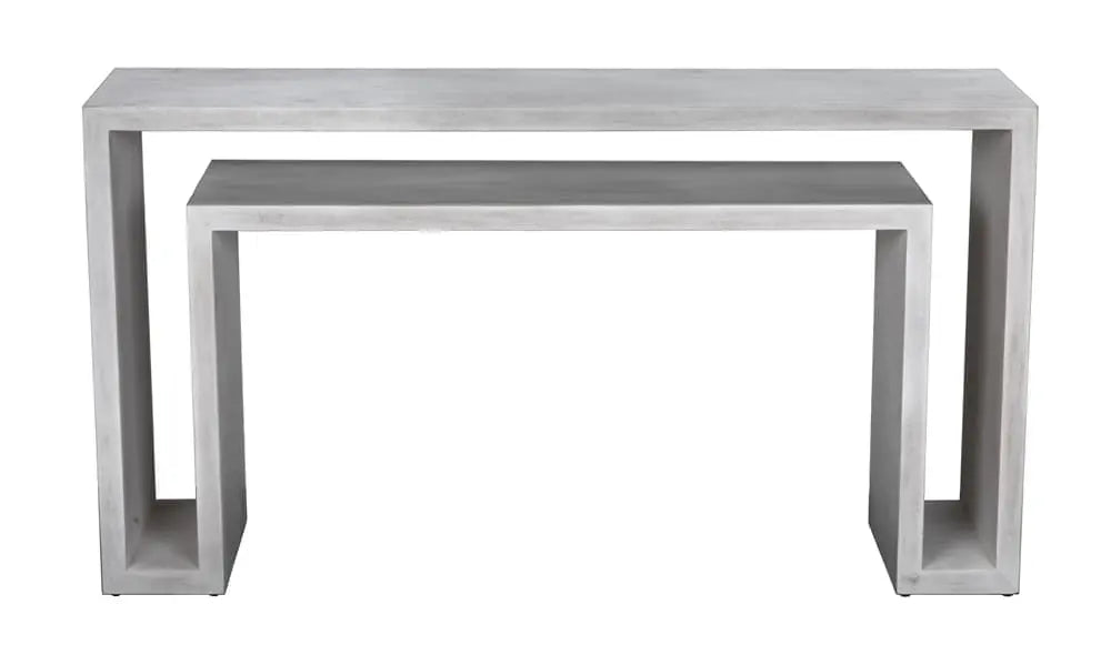 Noir Caine Console, White Wash