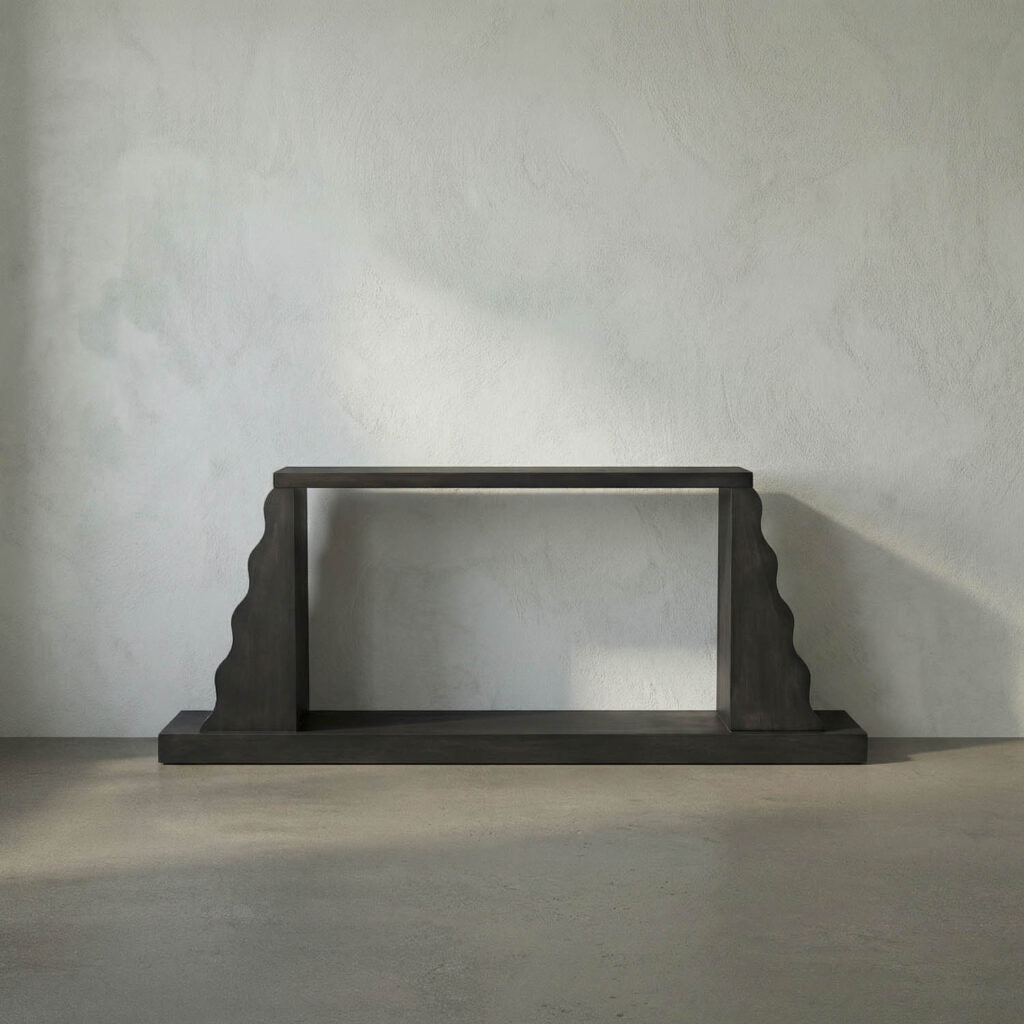 Noir Aurora Console, Ebony Walnut
