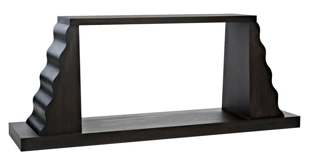 Noir Aurora Console, Ebony Walnut
