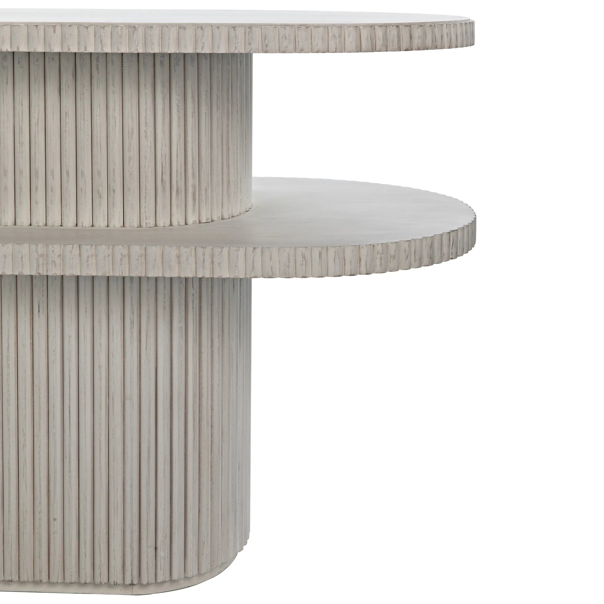 Noir Parker Console, White Wash