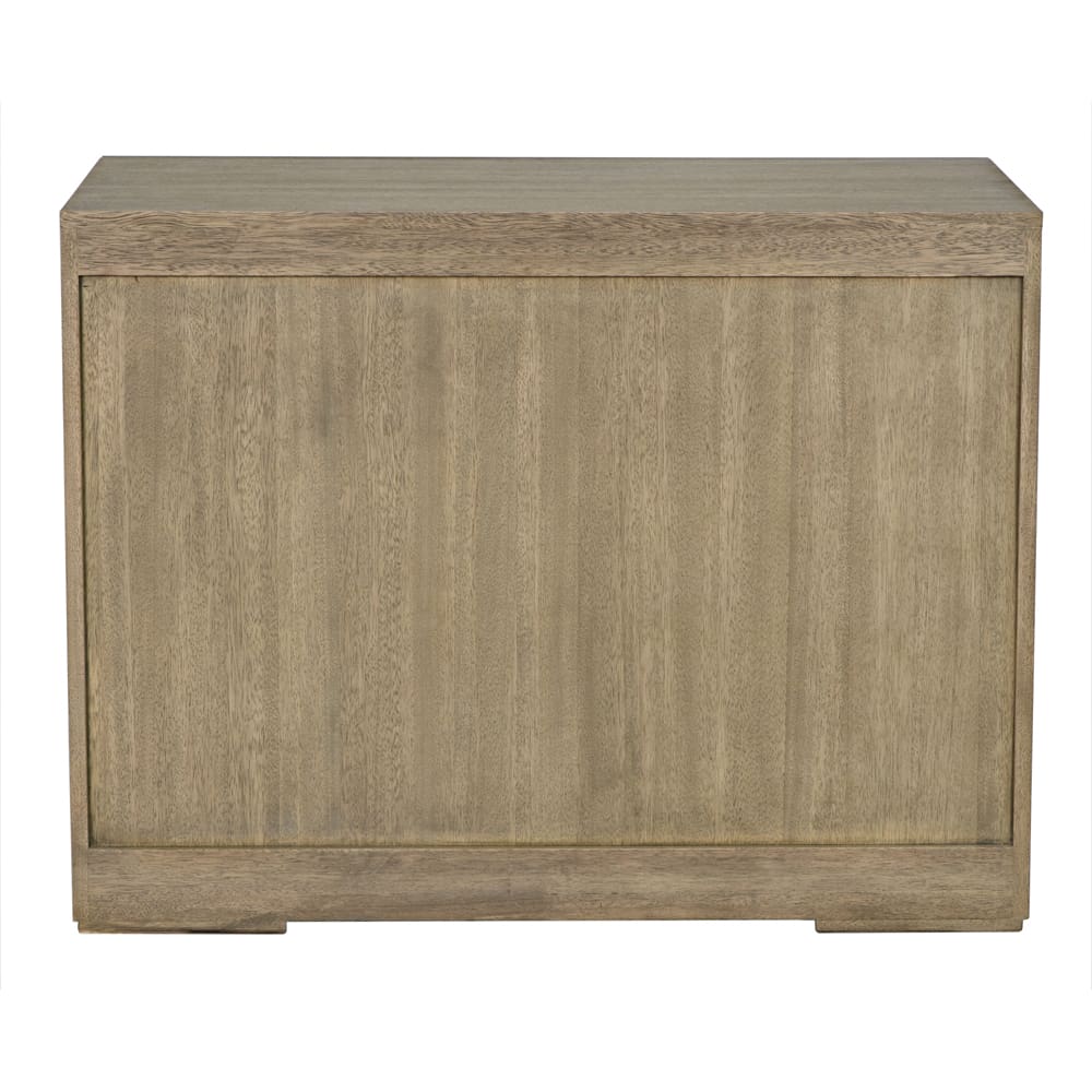 Noir Lego Sideboard With 3 Drawers, Washed Walnut