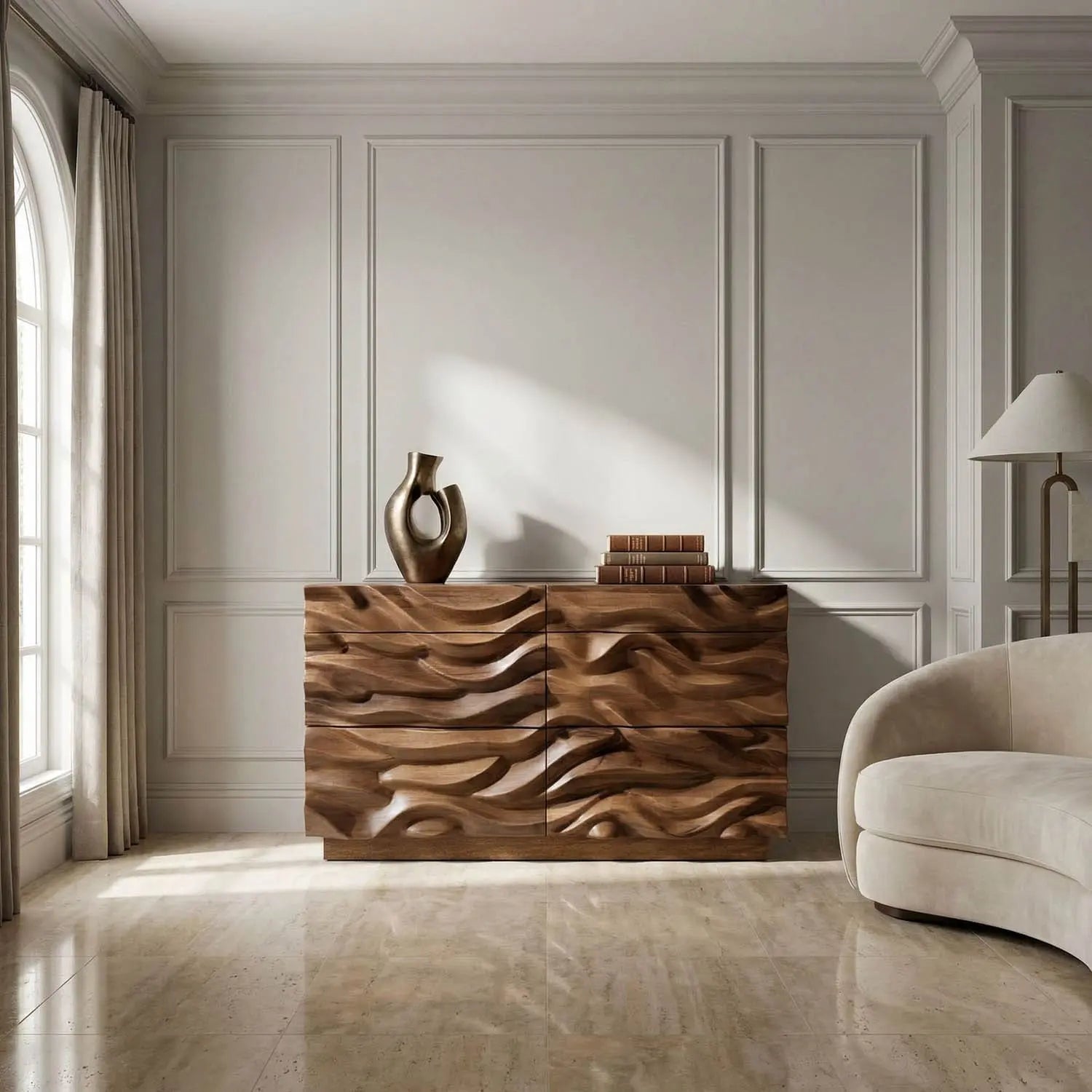 Noir Mirage Sideboard, Dark Walnut