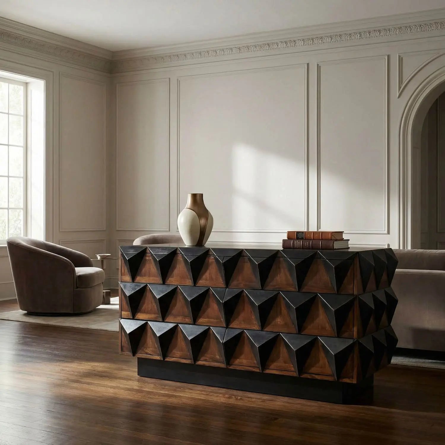 Noir Nigel Chest, Two Tone