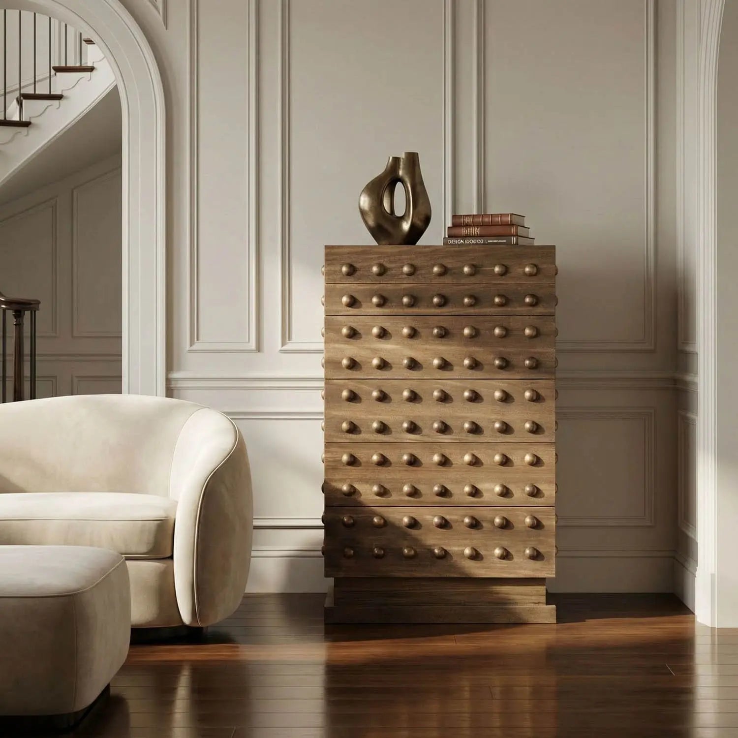 Noir Didier Cabinet, Dark Walnut