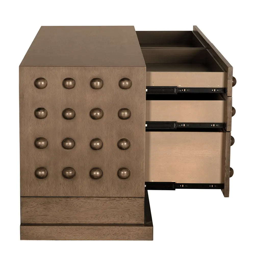 Noir Didier Sideboard, Greige Walnut