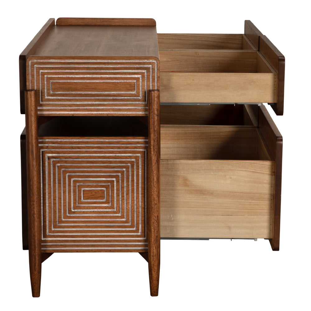 Noir Savino Sideboard, Dark Walnut