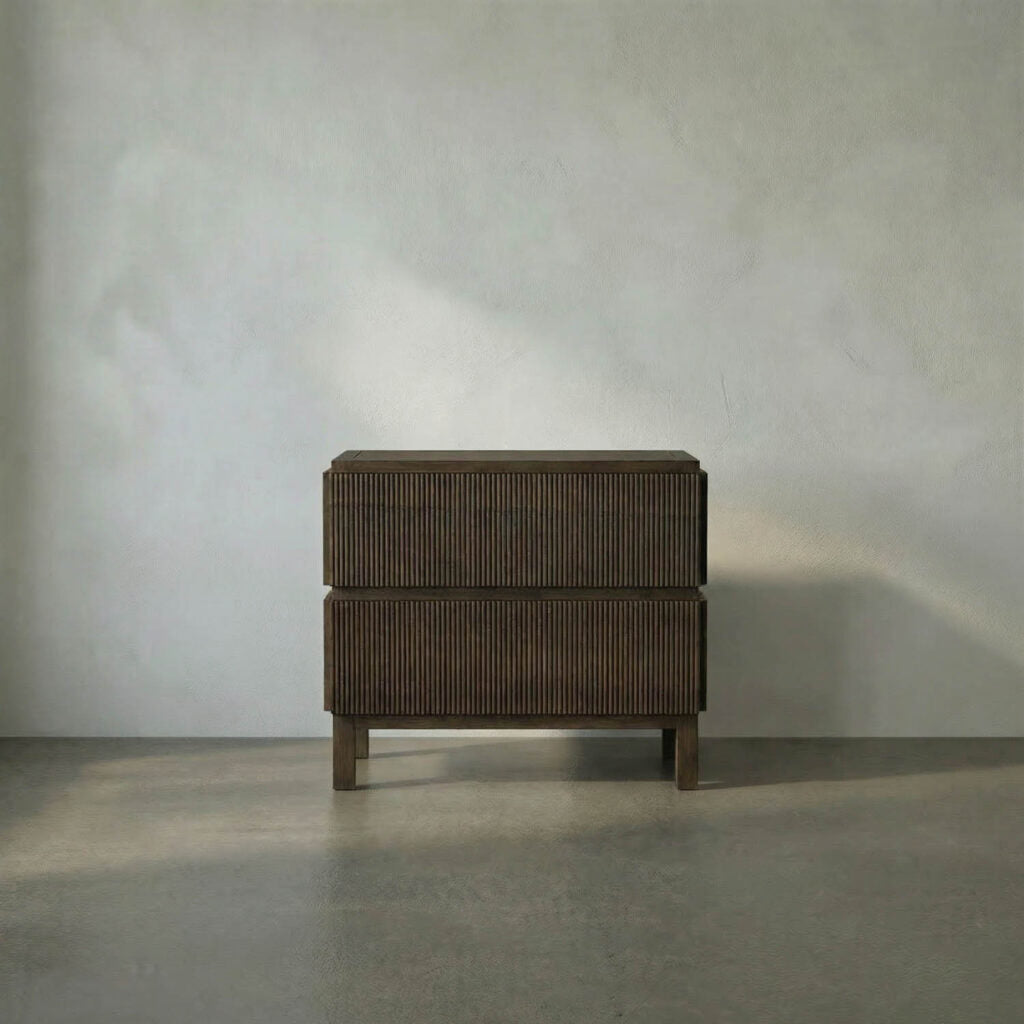 Noir Plato Sideboard, Greige Walnut