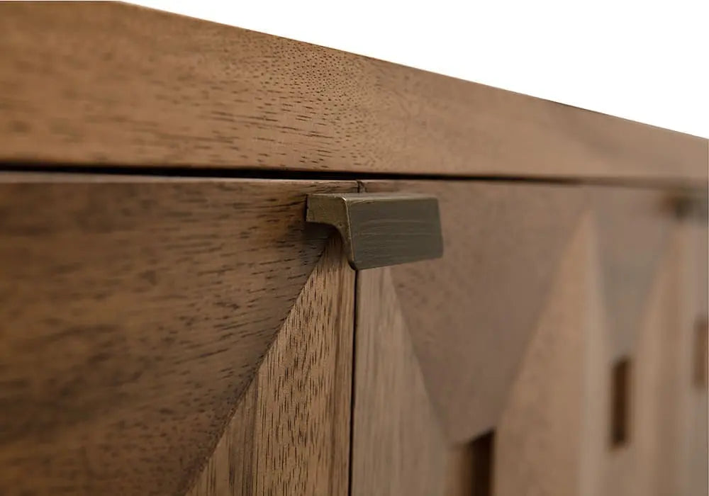 Noir Musashi 6 Drawer, Dark Walnut