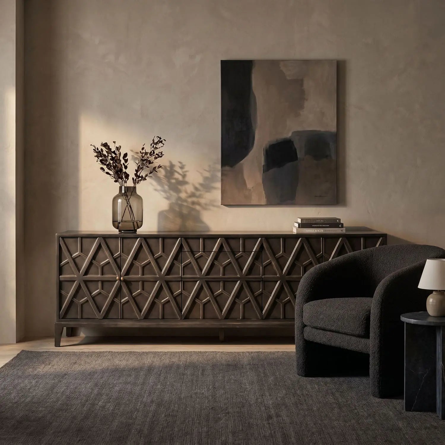 Noir Maharadsha Sideboard