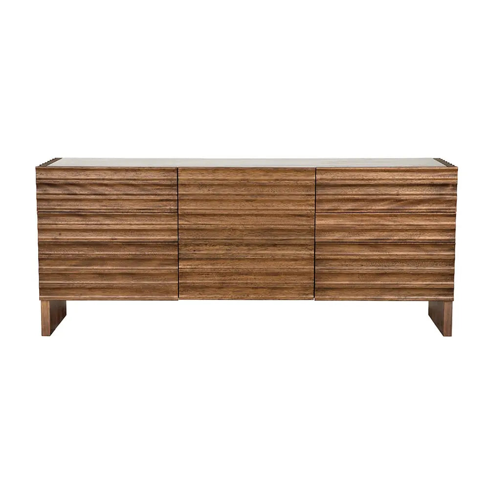Noir Gauss Sideboard With Marble Top