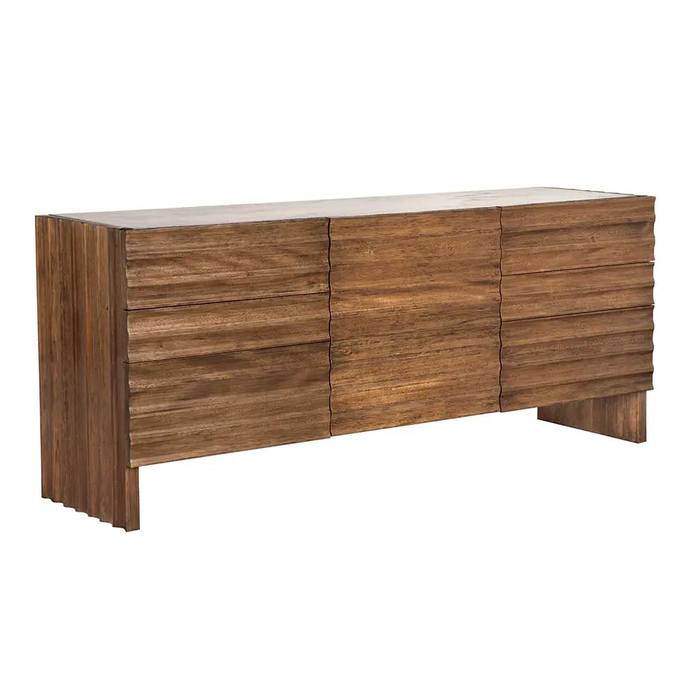 Noir Gauss Sideboard With Marble Top