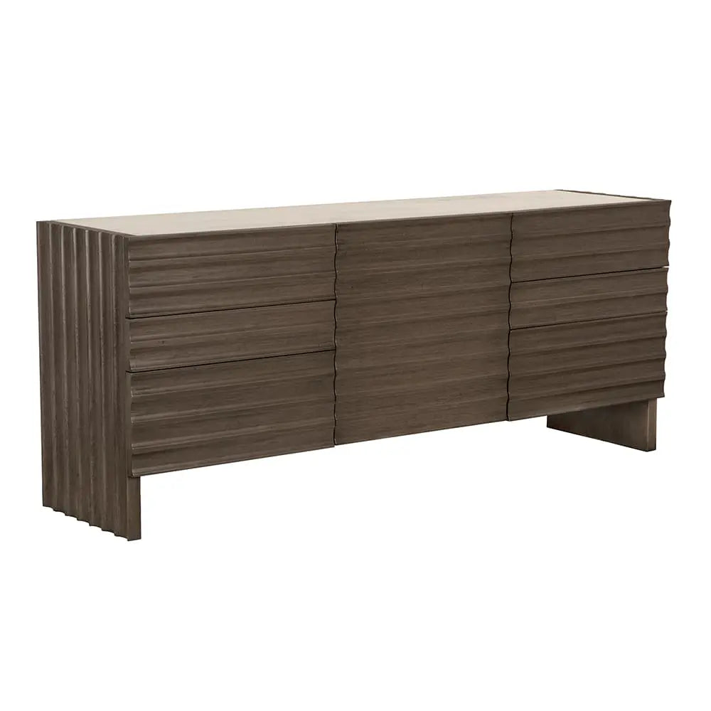 Noir Gauss Sideboard With Marble Top