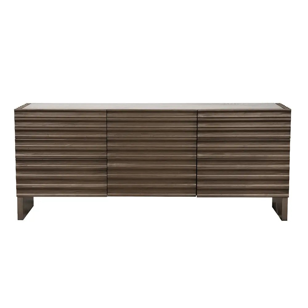 Noir Gauss Sideboard With Marble Top