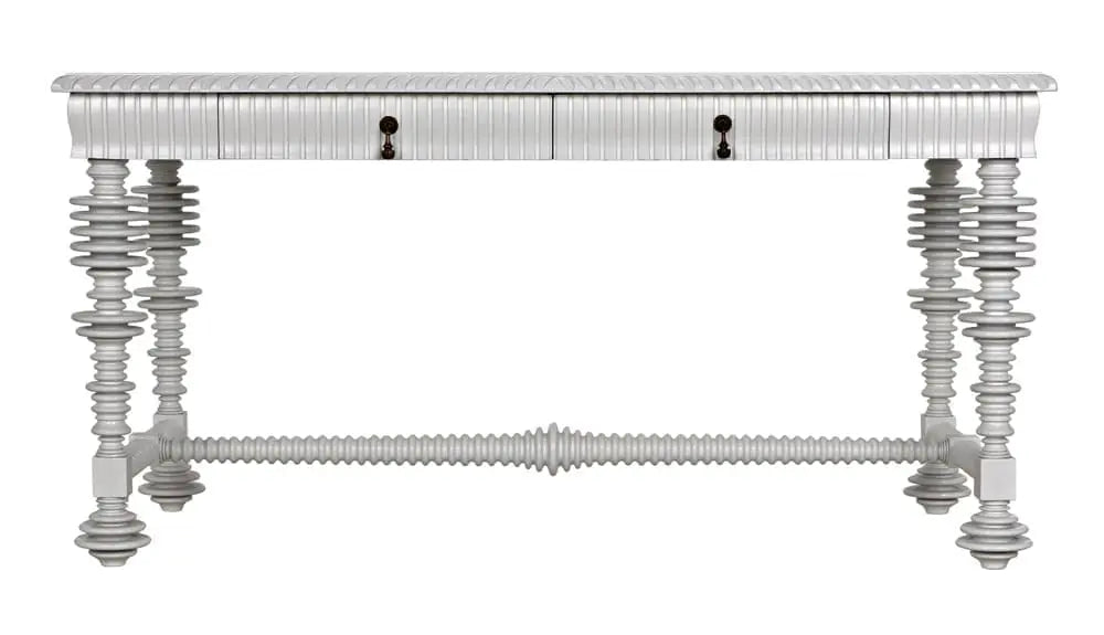 Noir Portuguese Desk, Solid White