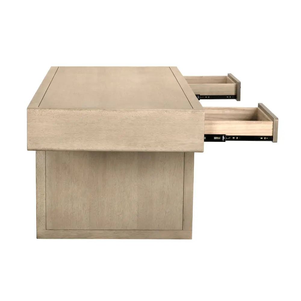 Noir Degas Desk, Washed Walnut