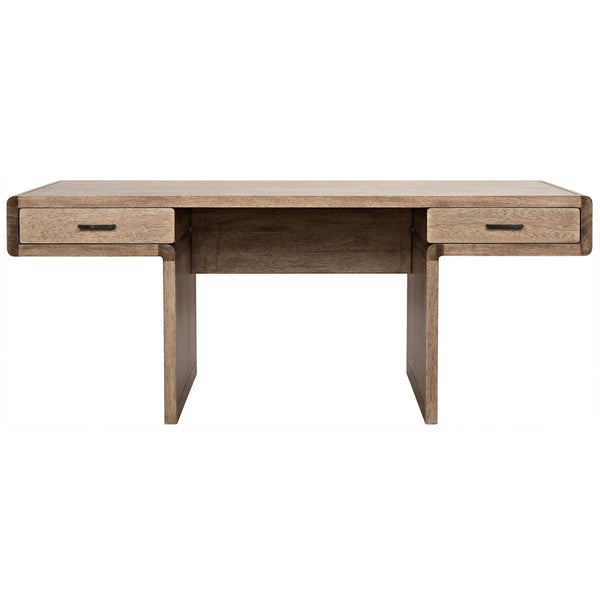 Noir Degas Desk, Washed Walnut
