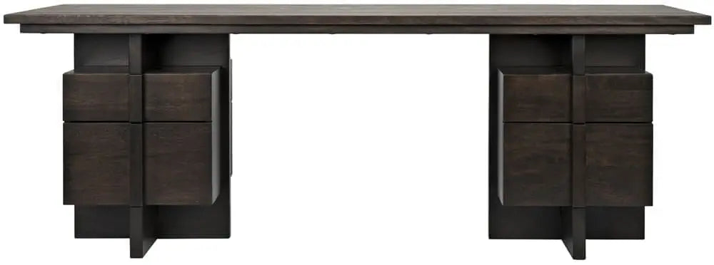 Noir Bridge Desk, Ebony Walnut