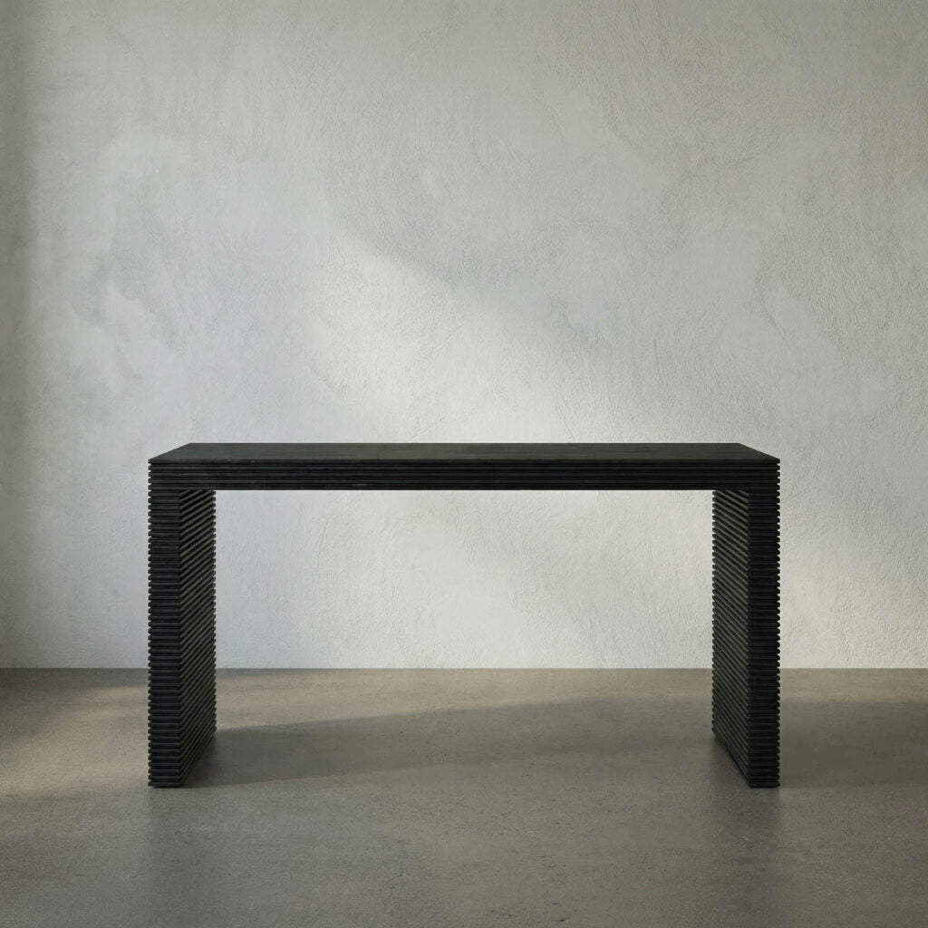 Noir Manhattan Desk, Hand Rubbed Black
