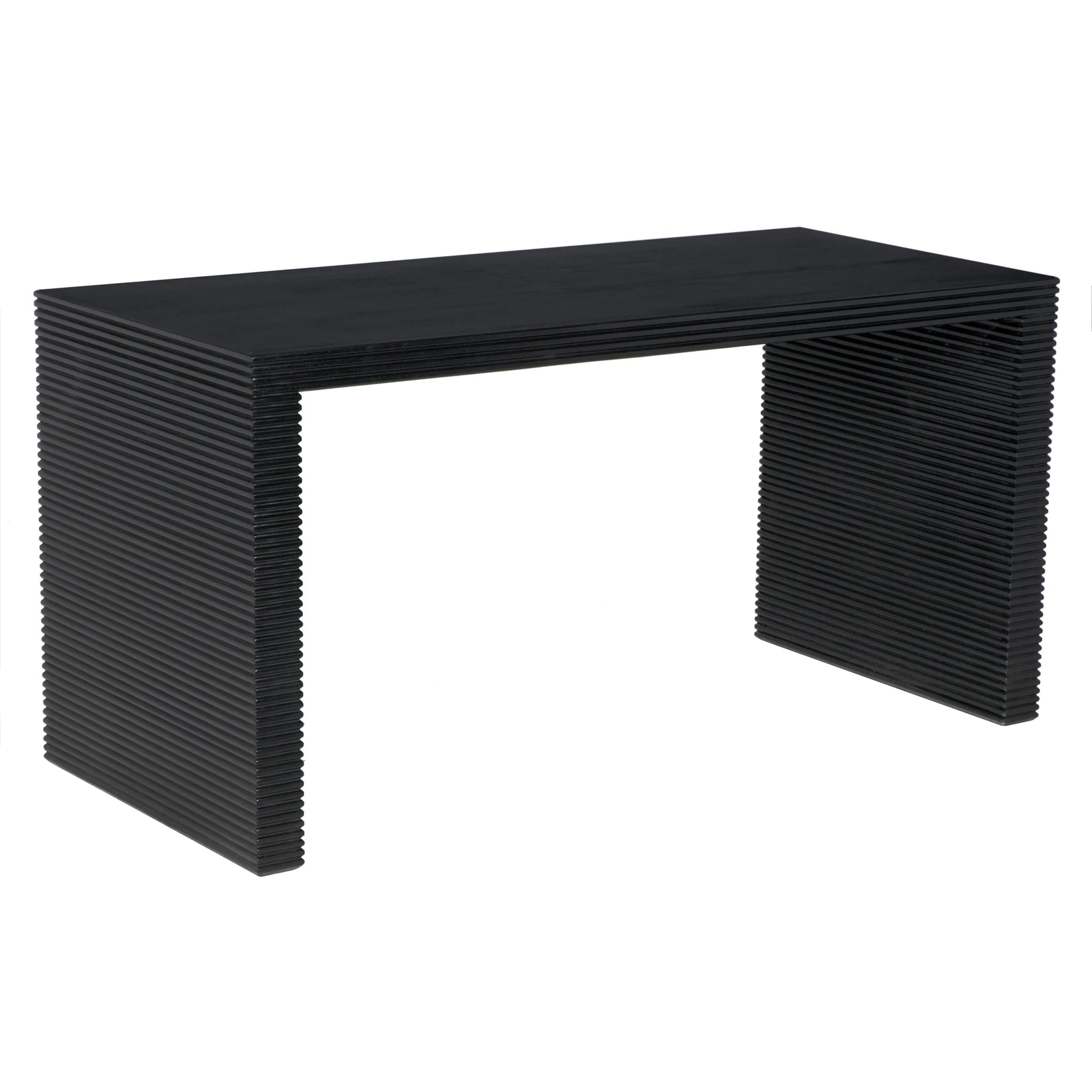 Noir Manhattan Desk, Hand Rubbed Black