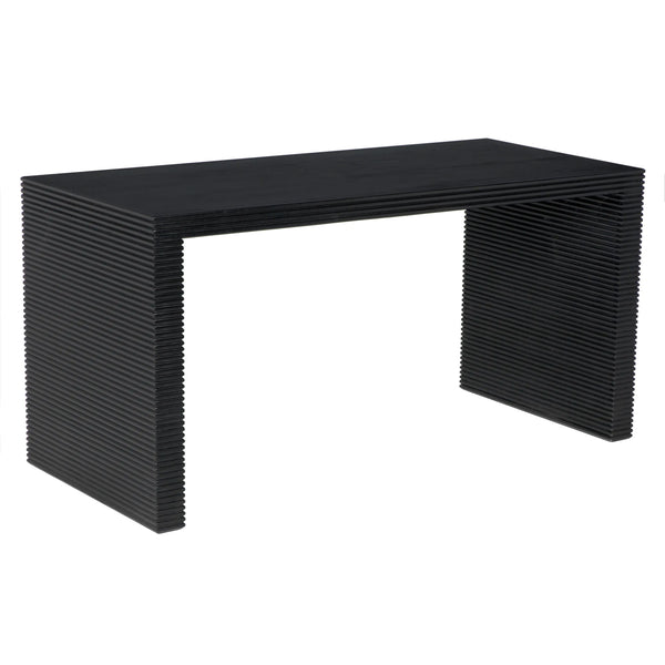 Noir Manhattan Desk, Hand Rubbed Black