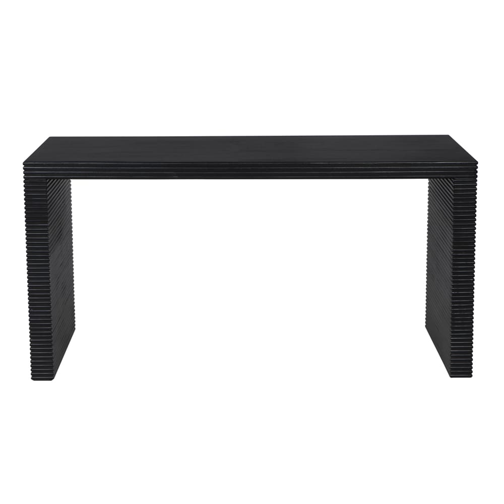 Noir Manhattan Desk, Hand Rubbed Black
