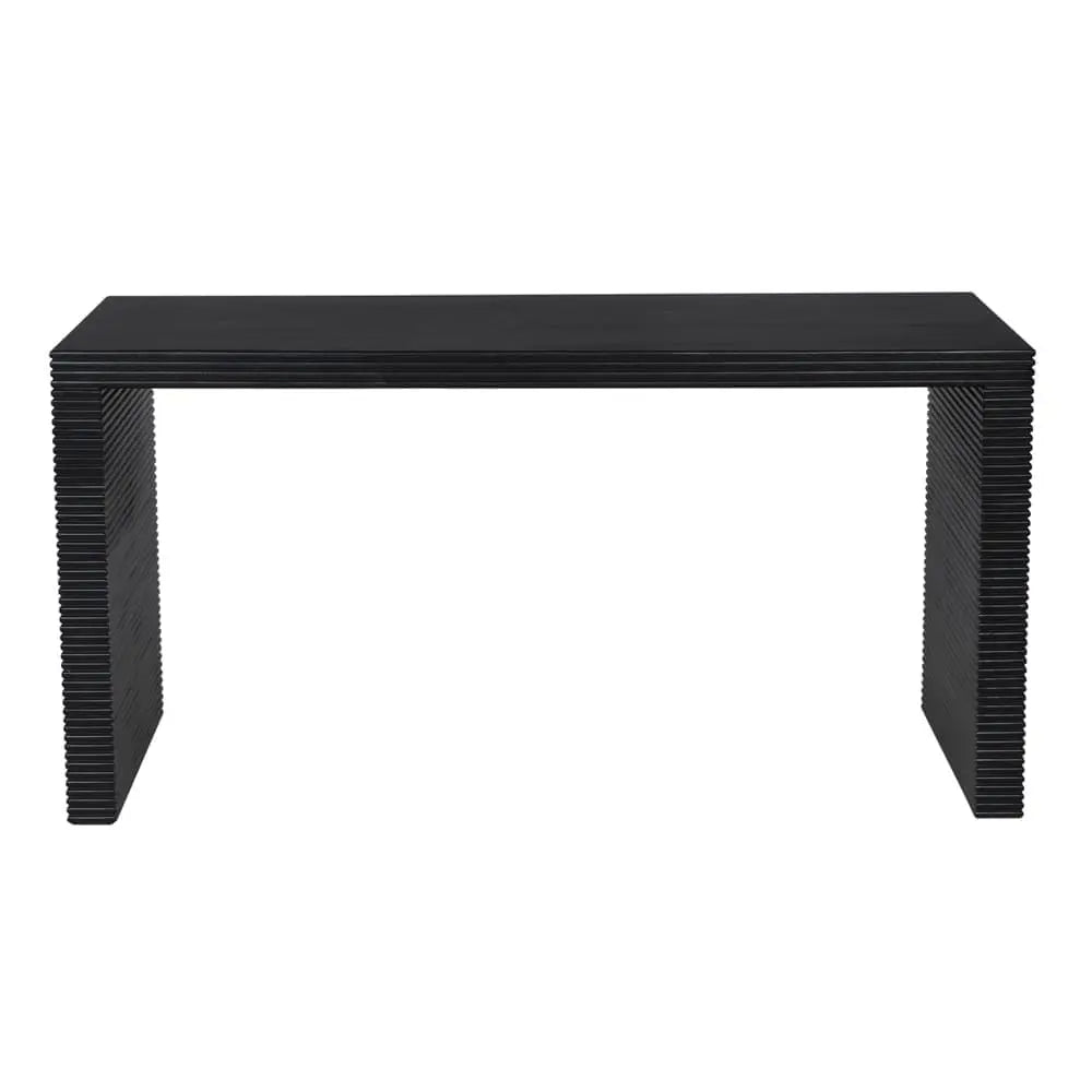 Noir Manhattan Desk, Hand Rubbed Black
