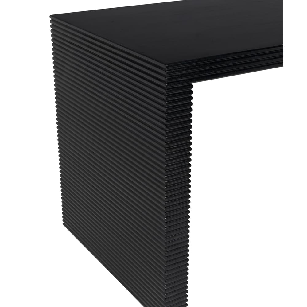 Noir Manhattan Desk, Hand Rubbed Black