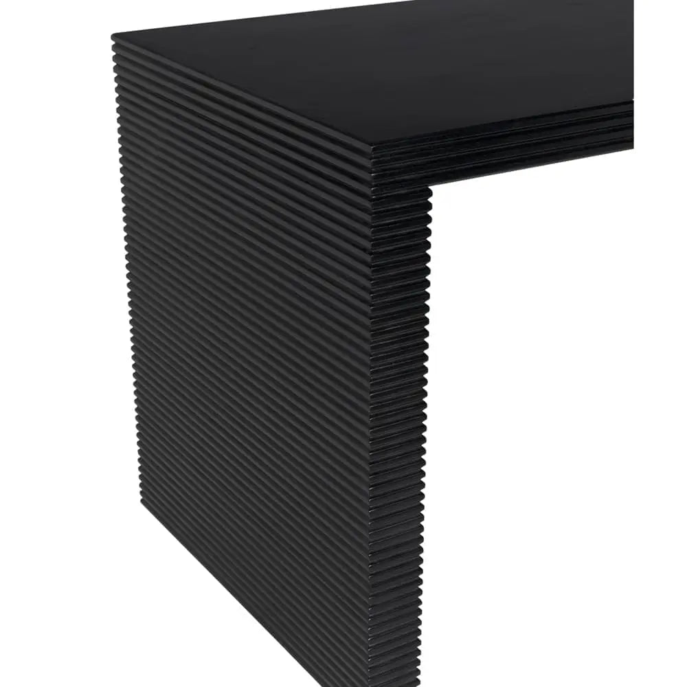 Noir Manhattan Desk, Hand Rubbed Black